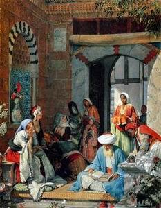 unknow artist Arab or Arabic people and life. Orientalism oil paintings 30 oil painting image